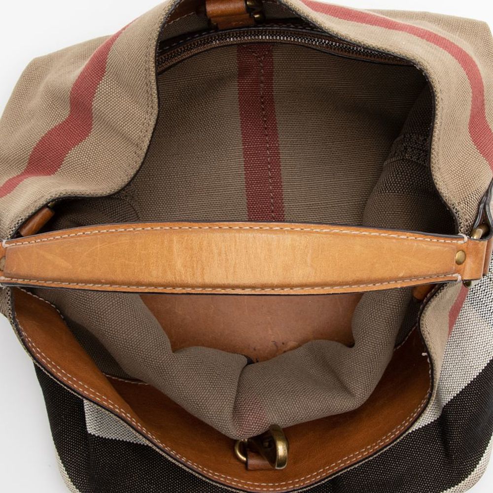 Burberry Canvas Check Susanna Medium Hobo - Picture 7 of 15